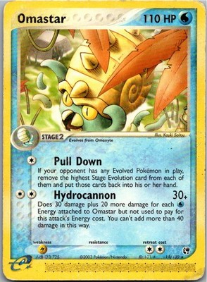 Pokémon Amoroso 19/100 EX Sandsturm 2003 Englisch