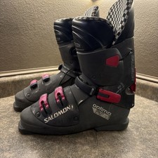 Solomon Optima EXP 80 Ski Boots VTG Collectib...