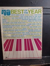 1960's 1970's Organ Solos Songbook 40 Best of the Year Intermediate 1971 VG Cond