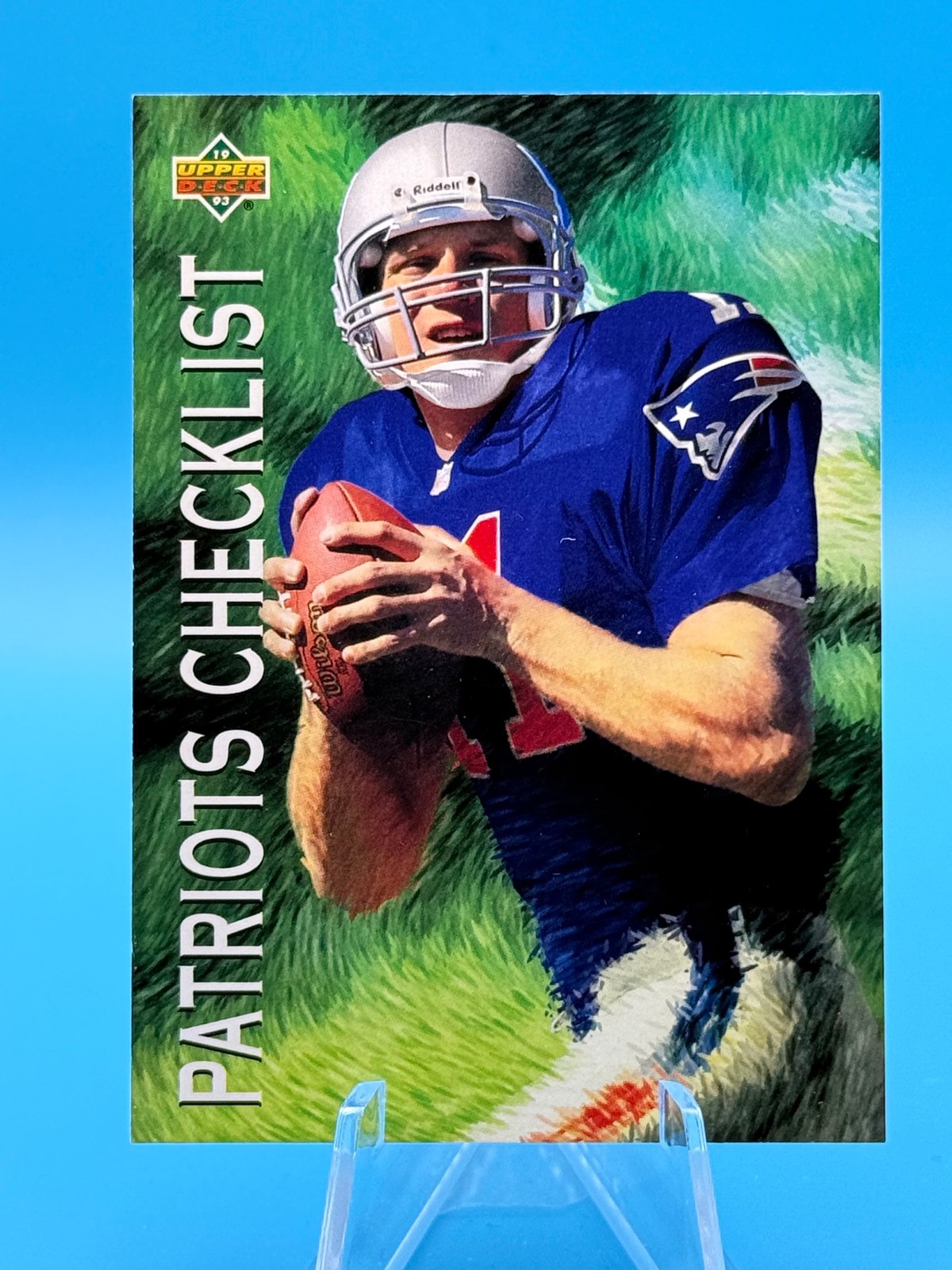 Patriots Checklist 1993 Upper Deck # 83 Drew Bledsoe