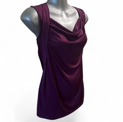 The Limited purple cowl neck tank top Size L  Women s 