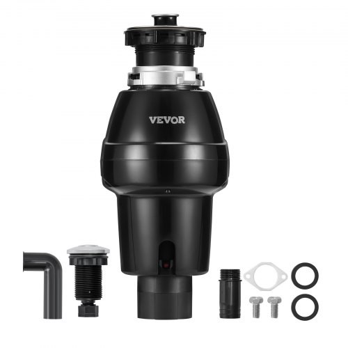 Garbage Disposal, 3/4HP 3250RPM Continuous Feed Food Waste Disposer, EZ Connect
