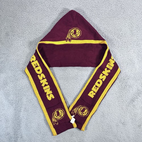 Vintage NFL Football Washington Redskins Hooded Scarf With Pockets - Picture 1 of 10
