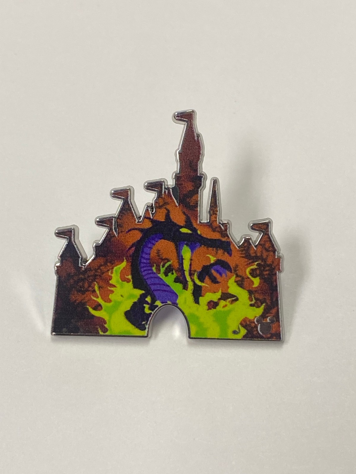 Disney Pin Maleficent Dragon Hidden Mickey Mouse Disneyland Castle Wave B 2025