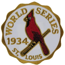1934 St. Louis Cardinals MLB World Series Jersey Patch Third Championship Emblem