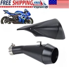 Slip On Exhaust Muffler With Heat Shield For Suzuki GSXR750 600 650 2011-2026