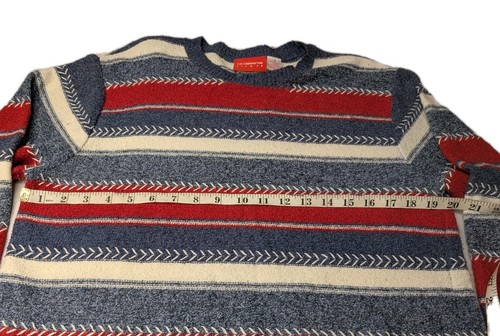 Vintage 90er Liz Claiborne Liz & Co Gr. S rot, mit Etikett, blau, Pullover - Bild 3 von 6