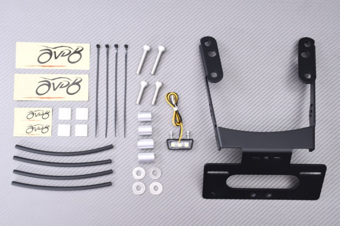Support de plaque en aluminium découpé laser pour HUSQVARNA SVARTPILEN 200