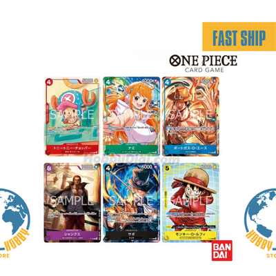 One Piece Card Game Promotion Card Set 2025 (6 promote cards