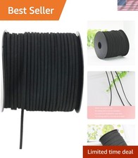 Soft Flexible Black Faux Suede Cord - Perfect for Jewelry Making  DIY Projects