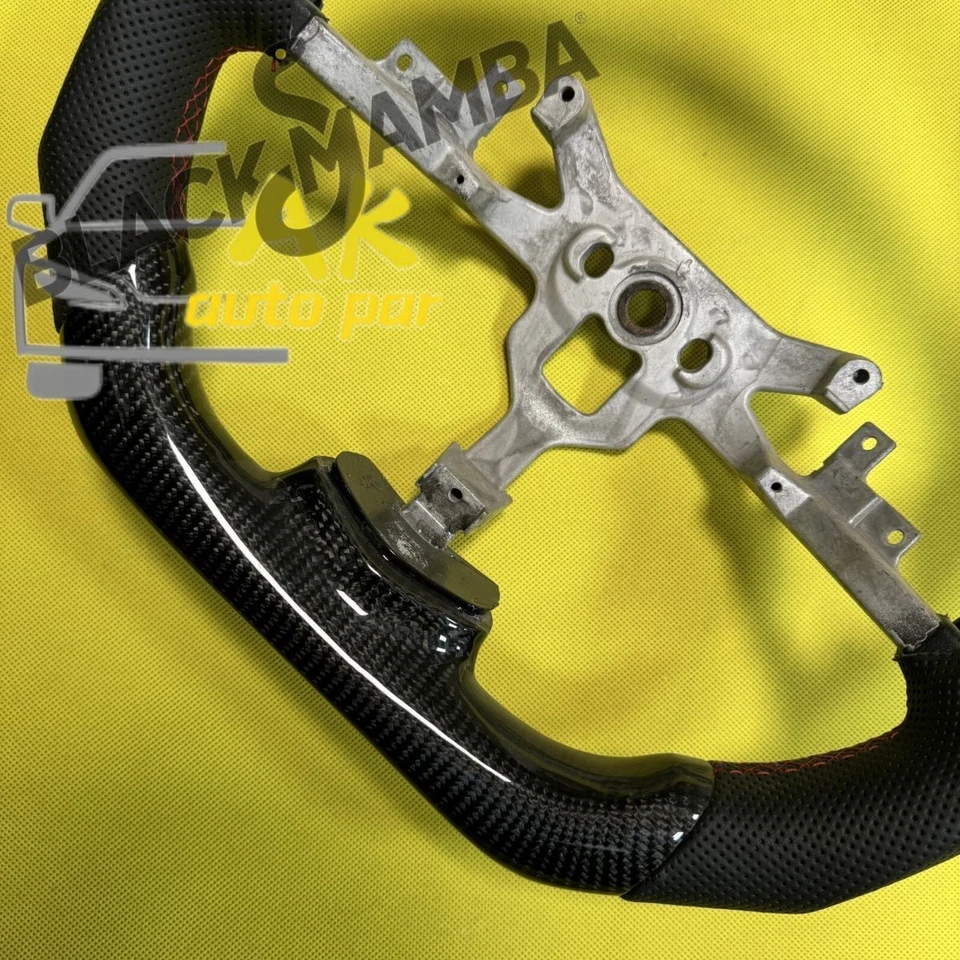 Carbon Fiber Steering Wheel Fit for Chevrolet Corvette C6 ZR1 Z06 2006-2013 Foto 3 de 4