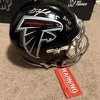 Drake London Full Size Authentic Signed Helmet Atlanta Falcons insc Fanatics COA