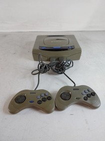 Sega HST-3200 Saturn Console with 2 Controllers For Parts