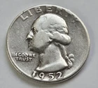 1952 Washington Silver Quarter 25c - "Good Coin" - Free Shipping