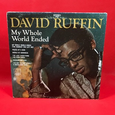 DAVID RUFFIN My Whole World Ended 1969 US vinyl LP Everlasting Love debut record