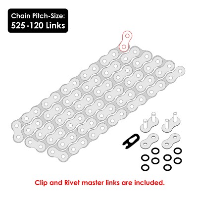 Celox Red O-Ring Drive Chain and Sprockets Kit for Kawasaki ZX1000