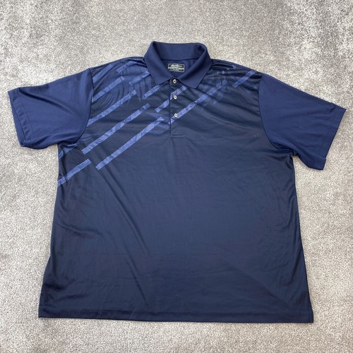 Ben Hogan Performance Athletic Golf Polo Shirt Men's Size 2XL Navy Short Sleeve