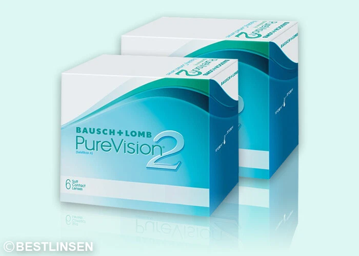 PureVision 2 HD Bausch&Lomb 2x6 Monatslinsen + Biotrue 60ml Pflegemittel