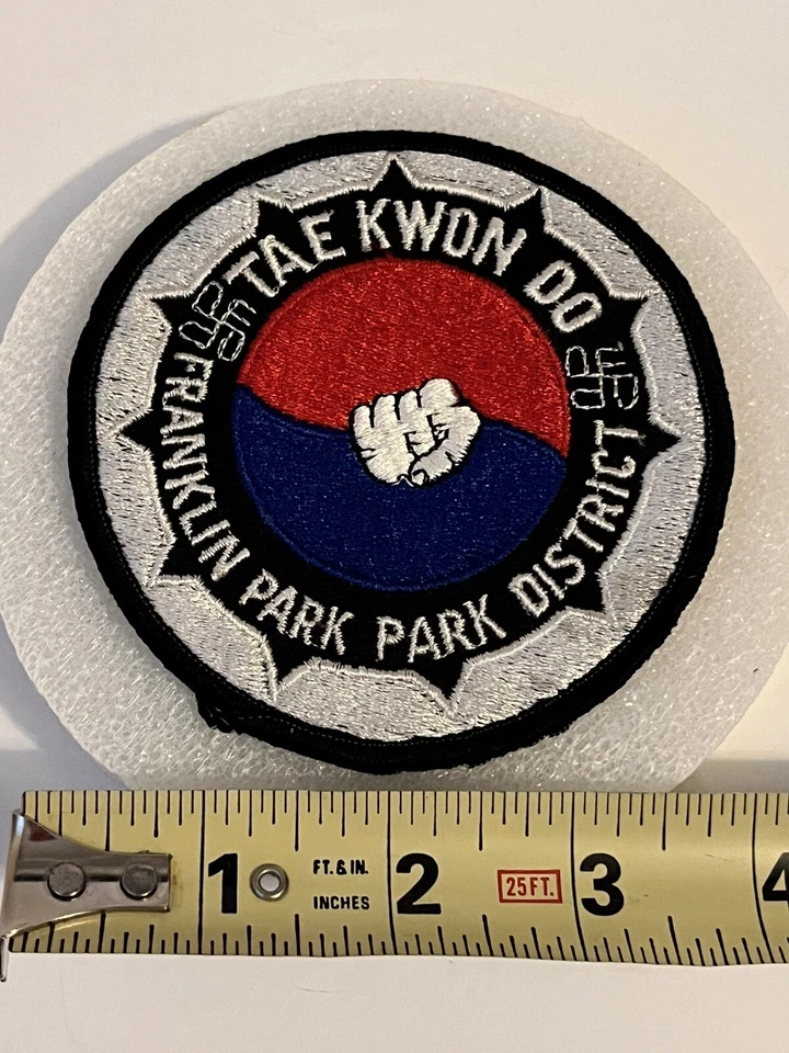 Tae Kwon Do Franklin Park District Martial Arts Round Patch - Image 2 of 4