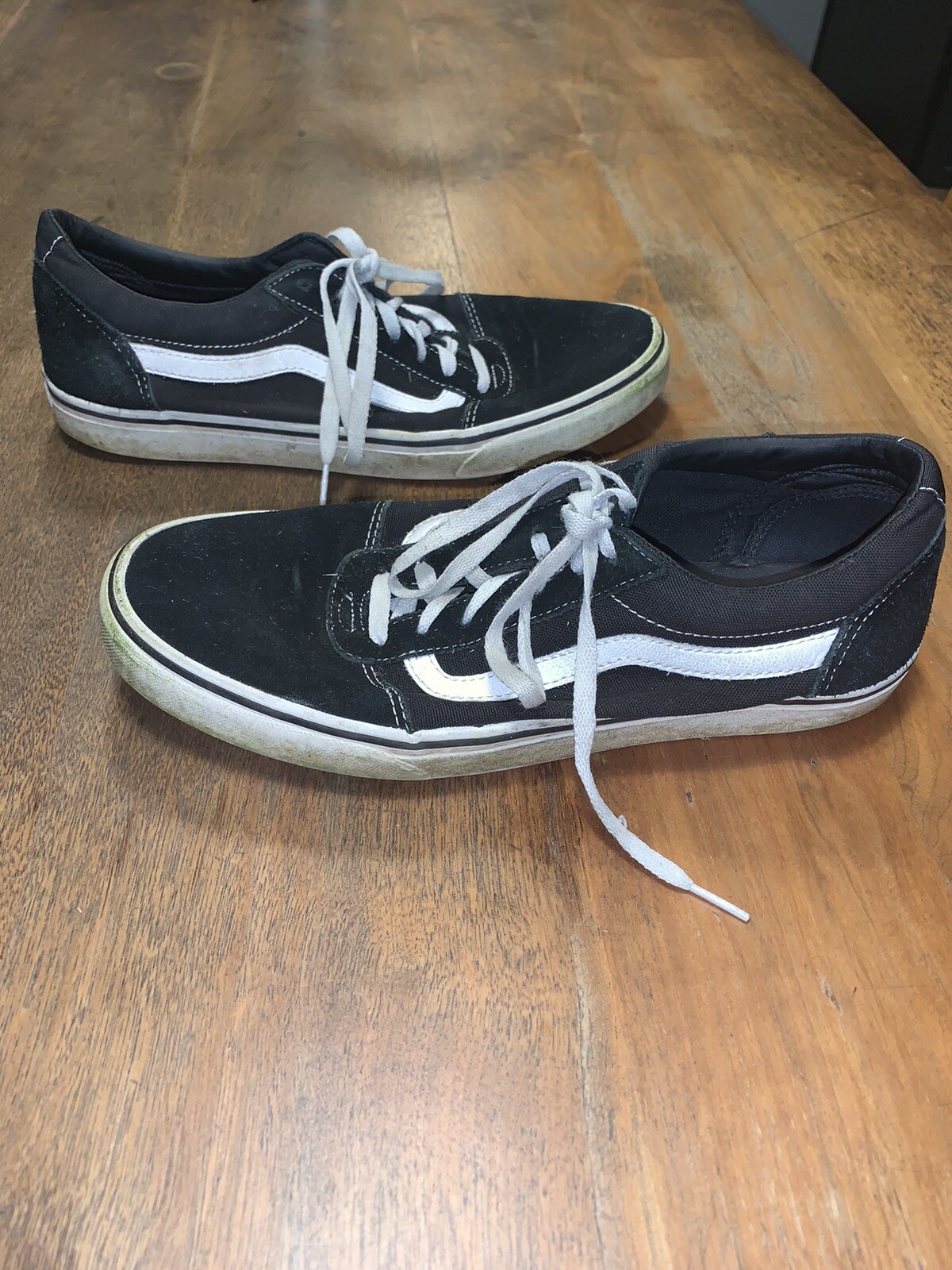 Vans Old Skool Black Canvas Suede Skate 