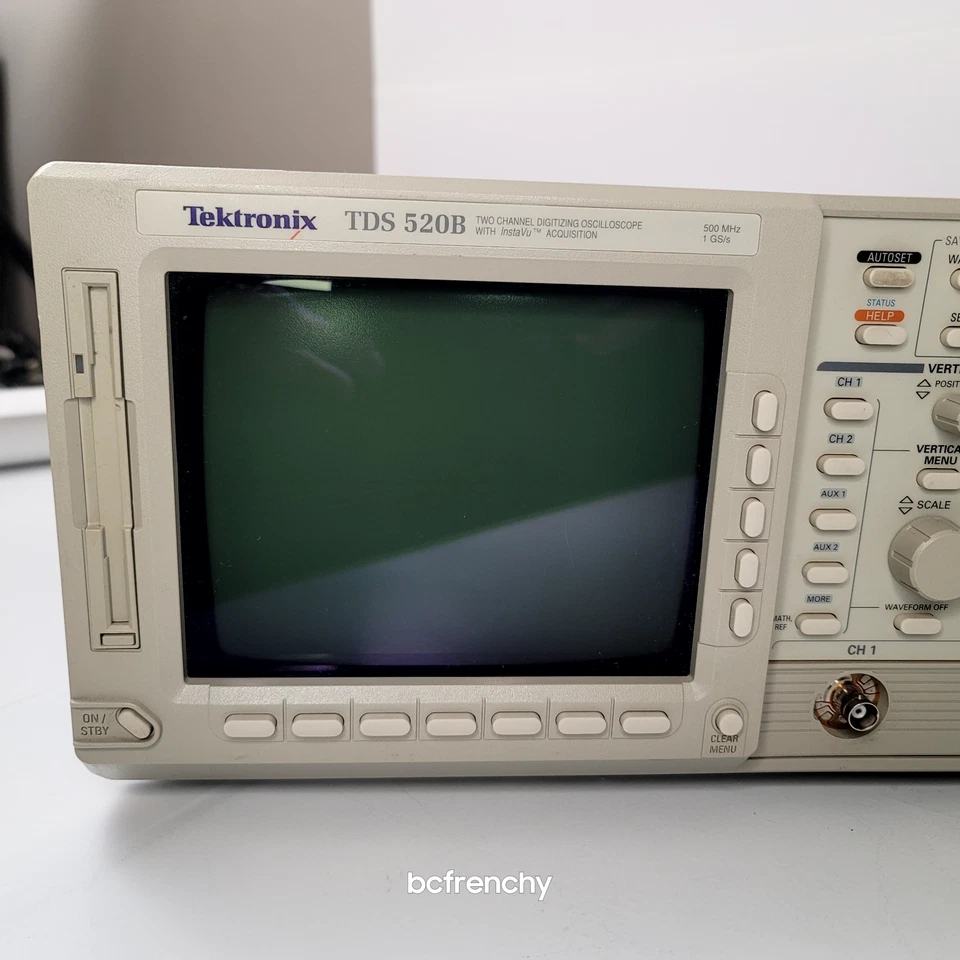 Tektronix TDS 520B 500MHz 1GS/s Still Was Calibrated Until Oct 2024 - No Probes - Image 3 of 4