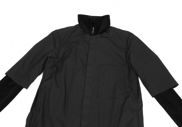 ショッピング買付 Y´s SUPIMA COTTON DOUBLE LAYEREDFASTENER ｜長袖