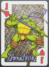 TMNT Teenage Mutant Ninja Turtles Donatello Single Swap Wide Playing Card