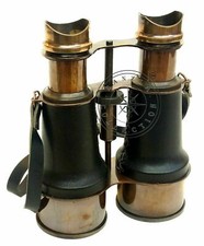 Nautical Maritime Brass Leather Binocular Ship Pirate Spyglass Binocular Gift