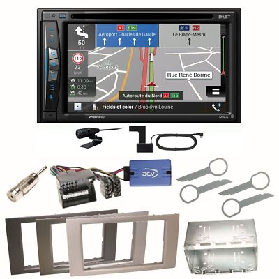 Pioneer AVIC-Z730DAB Bluetooth USB Einbauset für Ford Kuga Fusion Galaxy S-Max