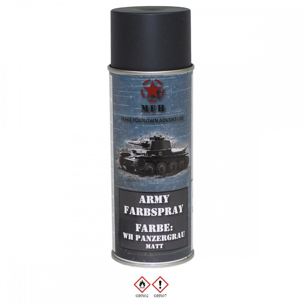 Thumbnail - Mfh Farbspray Army Matt 400 Ml Militärlack Militärfarbe Sprühdose Lack