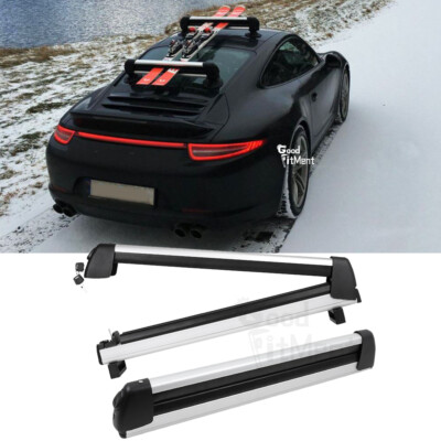 For Porsche 911 Ski Snowboard Roof Rack Carrier Pair Skis/4