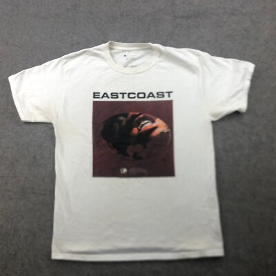 Eastcoast ASAP Ferg Shirt Men Medium White Graphic Short Sleeve  Champion Tee*