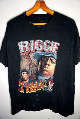 Vintage Notorious Big Biggie Smalls T Shirt XL Rap Hip Hop Tee Y2K 