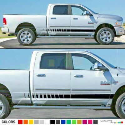 Seitenstreifen Lift für Dodge Ram 1500 2500 Light Pickup Grafik AHK ab 2015 2016