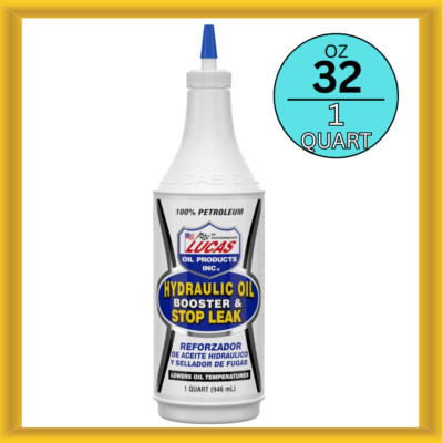 Lucas Oil 10019 High Performance Hydraulic Oil Booster and Stop Leak 1 Quart