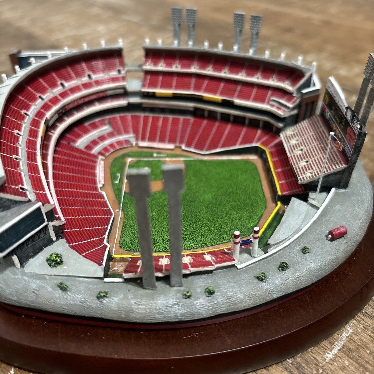 Danbury Mint Cincinnati Reds Great American Ball Park Replica