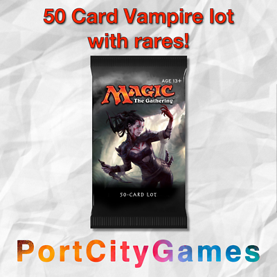 Used MTG Card Lot Magic: The Gathering MTG 50 Card Lot With Rares + Free Bonus  Cards & Booster Packs Avatar Commander Bundle