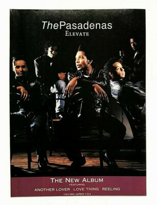 Rare Vintage 90's Original Magazine Advert Ad Picture 1991 The Pasadenas Elevate