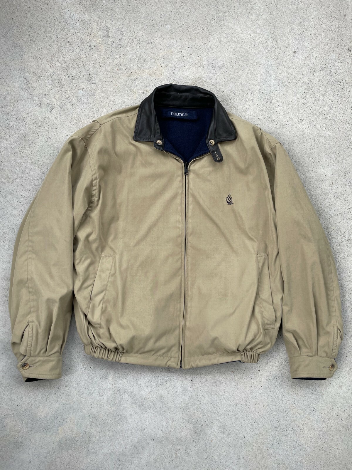 Navy Fleece Lined Jacket 