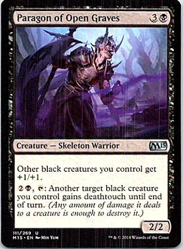 Paragon Of Open Graves NM M15 MTG Magic The Gathering Black English Card - Picture 1 of 1