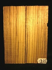  1302 Zebrano Wood bookmatched figured knife scales turning wood turning