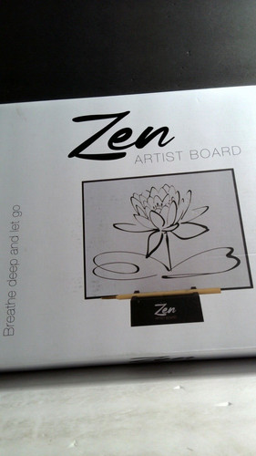 Zen Artist Board "Breathe deep and let go"