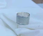Flower Band Ring, Handmade Ring, Wedding Band, Silver Band Ring, 925   All size