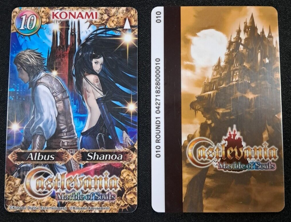 Konami Round 1 Arcade Castlevania Marble of Souls Rare Card #10