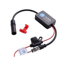 Fm Radio AM Antenna Signal Amp Amplifier Booster for Auto Truck Boat