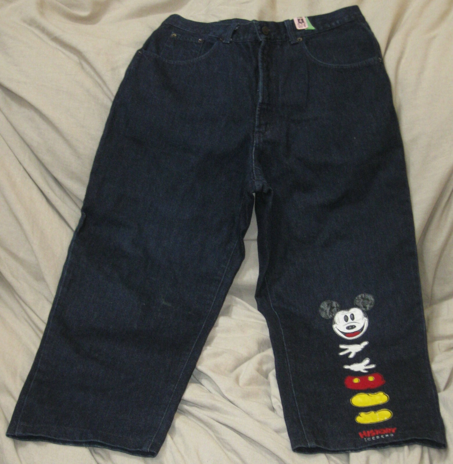 90s ICEBERG HISTORY ディズニー ワイド バギーデニムパンツ ICEBERG HISTORY 