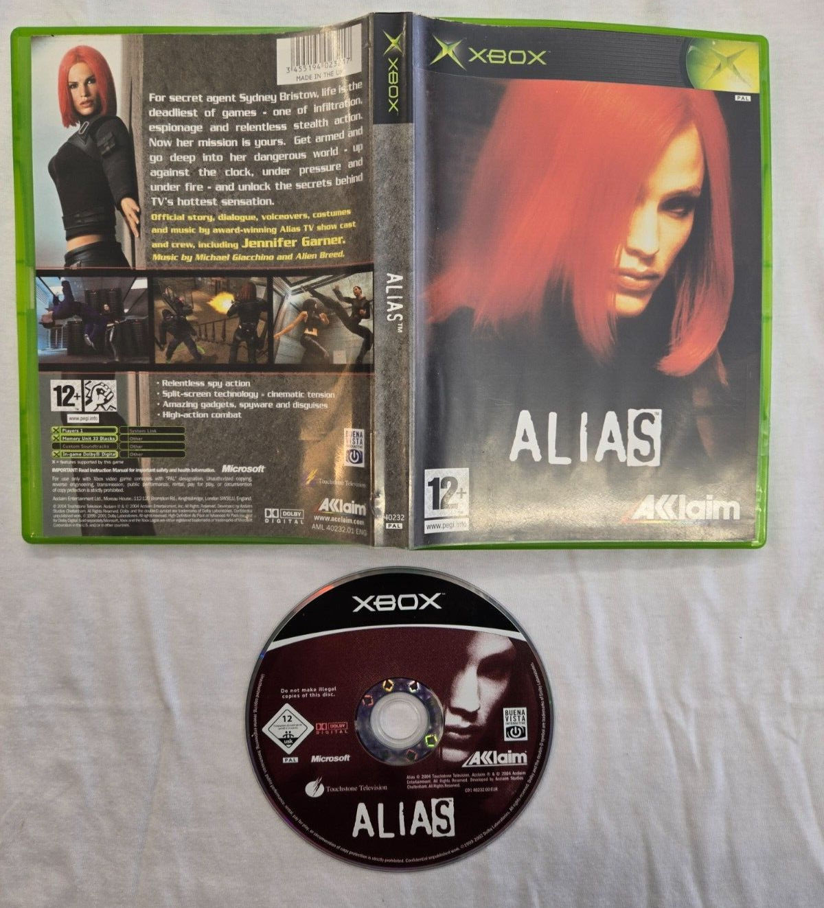 ALIAS - USED NO MANUAL - XBOX - PAL