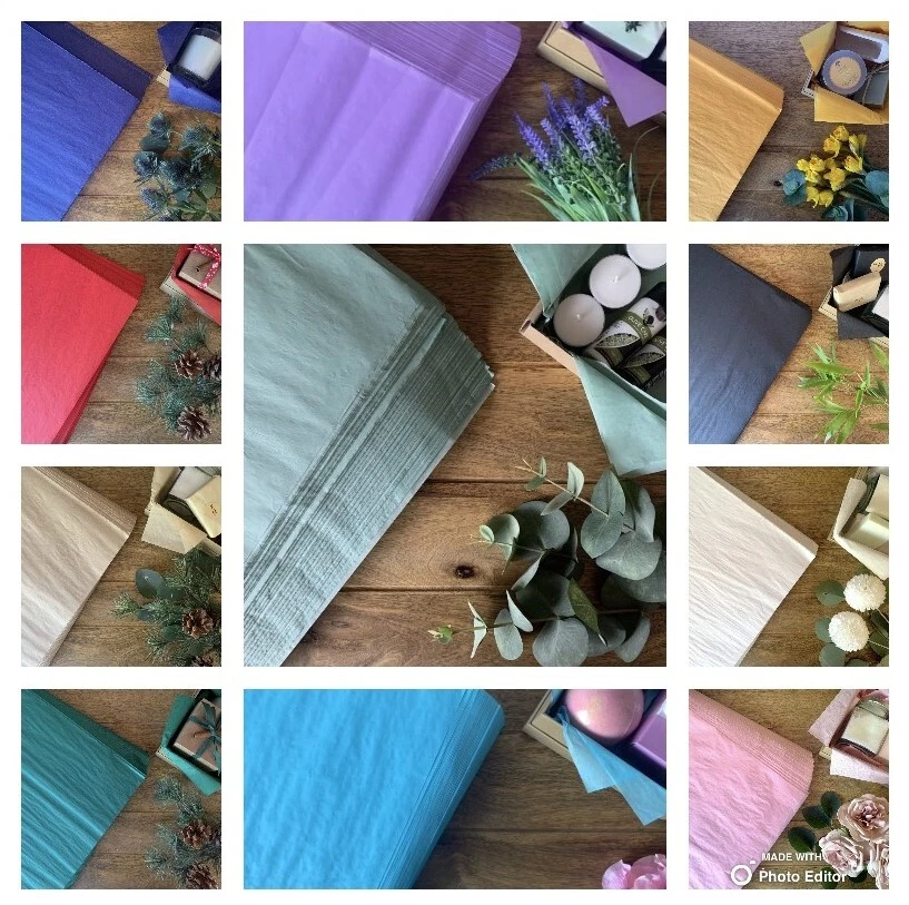 Luxury Tissue Paper Sheets Eco Soft Acid Free Recycled 18gsm 500x750 Christmas