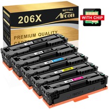206A 206X Toner Set For HP Color Laserjet Pro MFP M283fdw M283cdw M255dw Lot