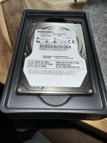 Toshiba 160GB Internal 5400RPM 2.5" (MK1665GSX) HDD - Picture 2 of 2